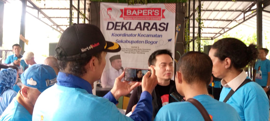 KETUM Baper’S Deklarasi Kordinator Kecamatan Se-kabupaten Bogor Pemenangan Rudy Susmanto Dan Jaro Ade.