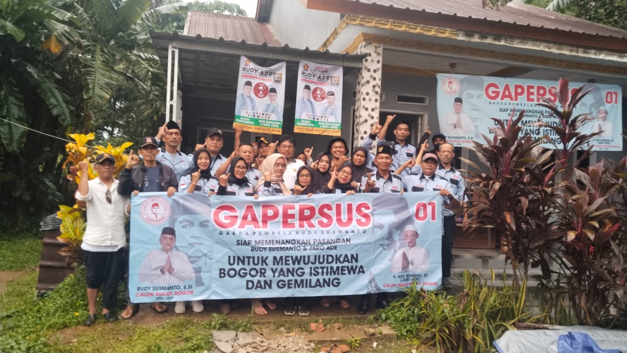 Konsolidasi DPC Gapersus Kec. Ciseeng Solid Satu Komando, Dengan Target 80℅ Suara untuk Rudy Susmato -Ade Jaro
