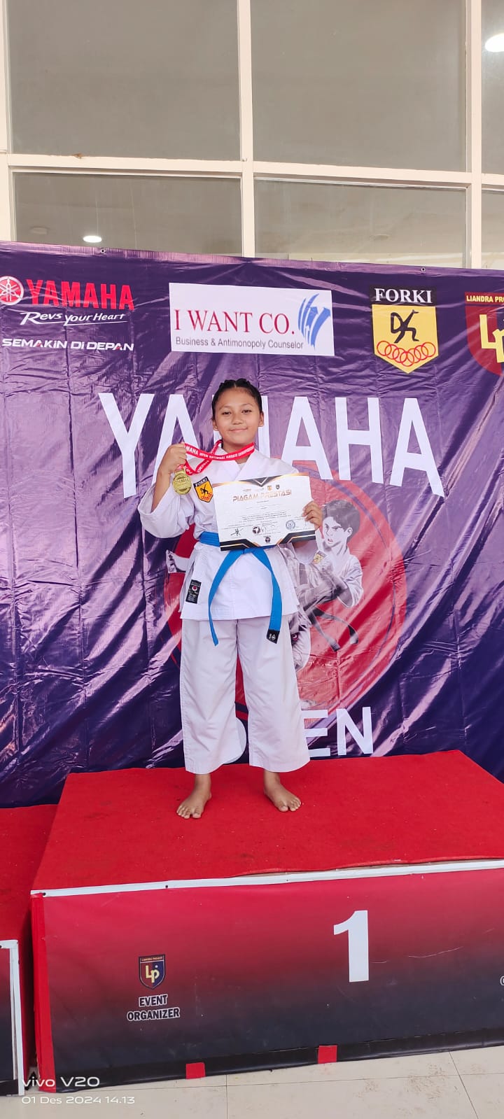 SDN Cigombong 2 Raih Medali Emas di National Karate Championship 2024