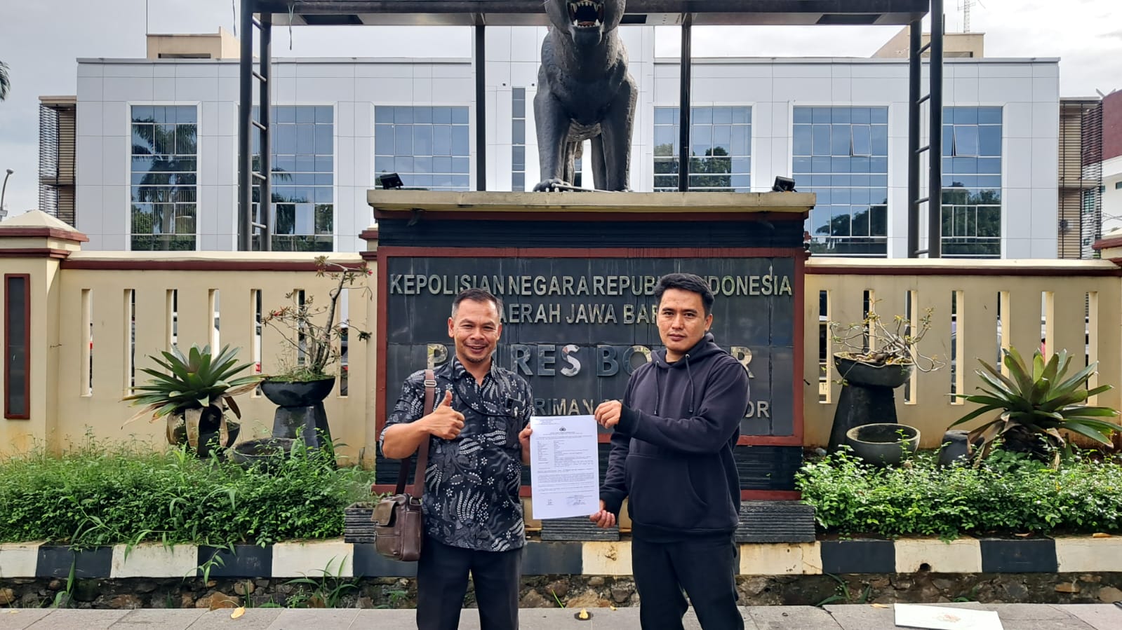Di Dampingi Kuasa Hukum KANNI ,Rachman Resmi Laporkan Dugaan Penipuan dan Penggelapan ke Polres Bogor