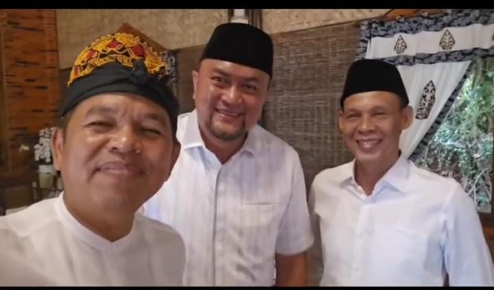 Bupati Rudy Susmanto Dan Wakil Bupati Bogor Terpilih Jaro Ade, Soan Ke Gubernur Jabar ( KDM)
