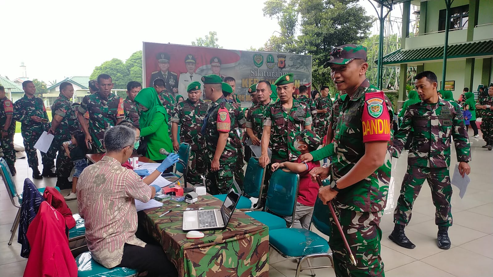 Sambut HUT Persit Kartika Chandra Kirana ke 79, Kodim 0621/Kab Bogor Gelar Donor Darah