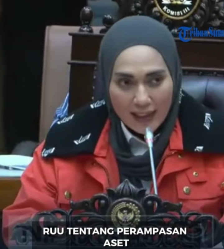 RUU Perampasan Aset, menurut Wakil Ketua Komisi III DPR Sari Yuliati merupakan Bagian dari Penguatan Pemberantasan Kejahatan yang Bermotif Ekonomi.